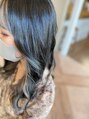 オーブ ヘアー ラフィネ 帯広店(AUBE HAIR raffine)&nbsp;インナーカラーでさりげない可愛さ