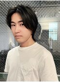SOGAME111 大人男子/小顔/黒髪/センターパート/ツーブロ