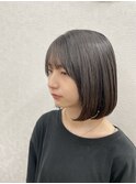 前上がりボブ/ボブ/内巻きボブ