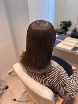 シーク 大森(Seek) 柔らかナチュラルベージュ×外ハネスタイル☆