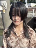 ウルフカット/ウルフ女子/顔周り