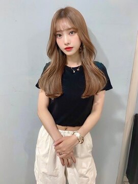 ドロシー 郡山桑野店(Dorothy) 黒髪ボブルフネビージュ小顔ワンレン