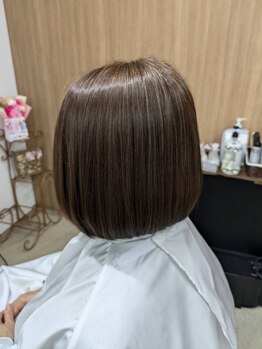 フク(Fuku)の写真/【アルカリ酸熱トリートメント】による髪質改善で思わず指を通したくなる美髪に。ハリ・コシUP◎