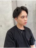 センターパート アップバング 刈り上げ メンズカット/葛西メンズ
