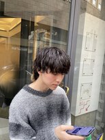 ヘアサロン アウラ(hair salon aura) ウルフシャドウパーマインナーカラーカルマパーマ