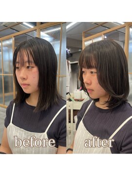 ヘアサロン ドットプラス 町田店(dot. plus) イメチェン/ホワイトブロンド/外ハネボブ/美髪/町田