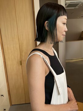 イノセントヘア(innocent.hair) 20代30代/平尾/ブリーチ＆ダブルカラー/ボブ