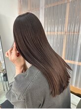 アル 心斎橋(alu) オリーブグレー/レイヤーカット/ハッシュカット/ブリーチなし