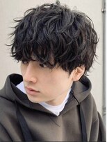 フィフス 天神大名(fifth)&nbsp;天神メンズパーマルーズパーマシャドウパーマッシュウルフ緩め