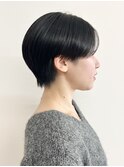 【松戸　松田】ハンサムショート　耳だしライン