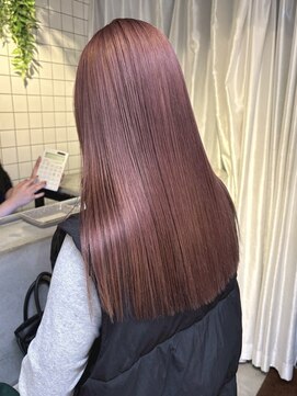 マッシュ グランバーズ 布施(MASHU GRANDVASE) 【東大阪布施】ダブルカラーでつくるピンクグレージュ