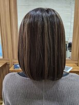 ビーチ ヘア メイク 綱島店(BEACH hair make)&nbsp;ハーフハイライトで白髪ぼかし