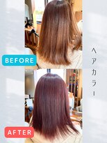 ヘアールシア(hair Lucia)&nbsp;【カラー】冬から春にかけて人気！華やかローズブラウン