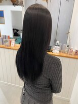 ジジ チーク 栃木(Gigi cheek)&nbsp;透明感暗髪カラー