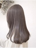 柔らか質感モカグレージュカラー
