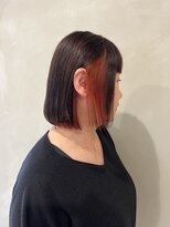 ラーム 宇部高校前店(rame) インナーカラー、髪質改善、オレンジカラー