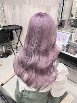 ワンズクロエ 原宿店(ONE's Chloe) イメチェンピンクベージュアンブレラカラー前髪