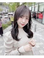 ポミエ 表参道(POMiE)&nbsp;シースルー　薄め前髪　セミロング　モテ