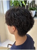フェザーパーマ【シャドウパーマ/波巻きパーマ/長野市】