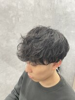 ネウィ 宮崎店(newi)&nbsp;シャドウパーマメンズマッシュ無造作ヘアナチュラルパーマ
