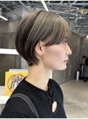 ☆コンパクトショートボブまとまりカット原宿30代40代50代