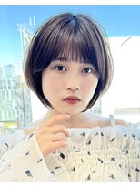 アフロート ルヴア(AFLOAT RUVUA)&nbsp;『岩田莉奈』新宿髪質改善　大人の魅力引き出す丸みショートボブ