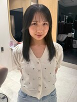 ソラス 緑地公園店(SOLAS)&nbsp;ミディアムヘア/サイドバング/顔まわりレイヤー/レイヤーカット