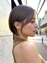 アビー 福岡天神(ABBEY) 透明感カラーベージュカラー大人ショートボブ似合わせ福岡天神