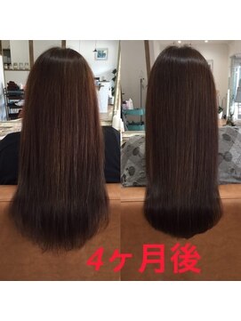 髪質改善 ４回目 初めて４か月の効果 L オハナヘアー Ohana Hair のヘアカタログ ホットペッパービューティー