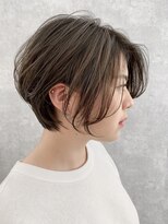 イール(iIIL) 【iIIL hair lounge】外国人風前下がりハンサムショート　高崎