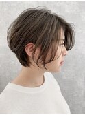【iIIL hair lounge】外国人風前下がりハンサムショート 高崎