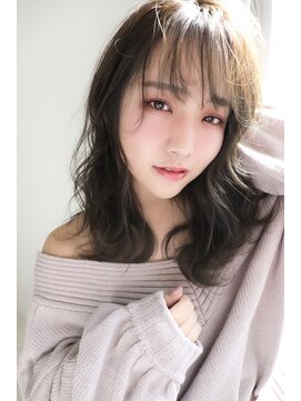 アオ(a-o) 20代30代40代◎小顔 無造作カール くびれセミディ♪横浜桜木町