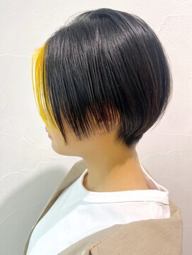 アイティー バイ アルバム 浦和店(IT by ALBUM) イエローフェイスフレーミング_ショートパーマ_ba312611