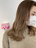 スピンヘアワークス(Spin Hair Works) ミルクティー_ベージュ_グラデーションカラー_ハイライト