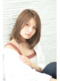 質感重視のワンカールパーマでふんわりAラインボブ