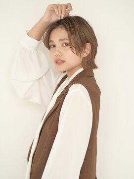 ルクスドレ 新宿(Luxe doree') くびれヘア/アースカラー/地毛風カラー/大人ヘルシー[新宿駅]