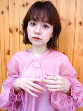 ブゾン(buZon) 【buZonブゾン】レイヤーボブ×ウォームブラウン