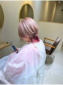 ホワイトベージュ×コットンピンクホワ