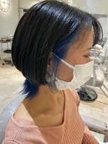 クレビア 名古屋(CreBiA)&nbsp;インナーカラー★ブルー