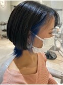 インナーカラー★ブルー