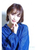 ショコラアッシュ/ヘルシースタイル/ふんわりカール/ねじりんぱ