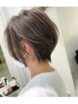 ファイブボックスヘアー 広島(five vox hair) 大人ショートボブ 予防美容ケアカラー