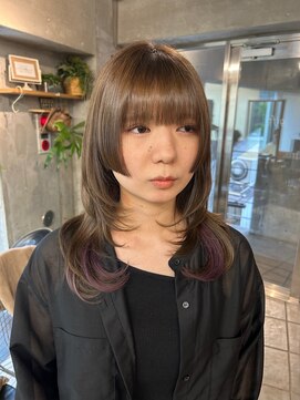 ギフトサニーサイド(gift sunny side) ロングウルフ*姫カット