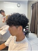 プードルパーマ　波巻きパーマ　スパイラルパーマ