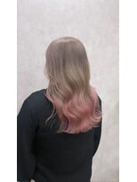 イースブルーレア(Y’s BLUE le'a)&nbsp;milk tea beige× pale pink