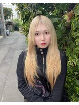 キイ 原宿 表参道(K.e.y)&nbsp;ハイトーンヘア／シャギーレイヤー