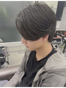 キートス(Kiitos) 【人気オーダー】襟足ありセンターパート×ニュアンスパーマ