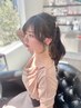 【メンテナンスセット】顔周りカット+カラー+キューティクルケアTR 12650円～
