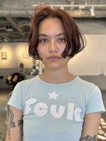 エルメ クラマエ(Elme)&nbsp;ブリーチなしオレンジブラウン×ミニボブ