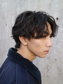 バイフィフス 原宿/表参道(by fifth) 波巻きツイストスパイラルセンターパートシャドウパーマ